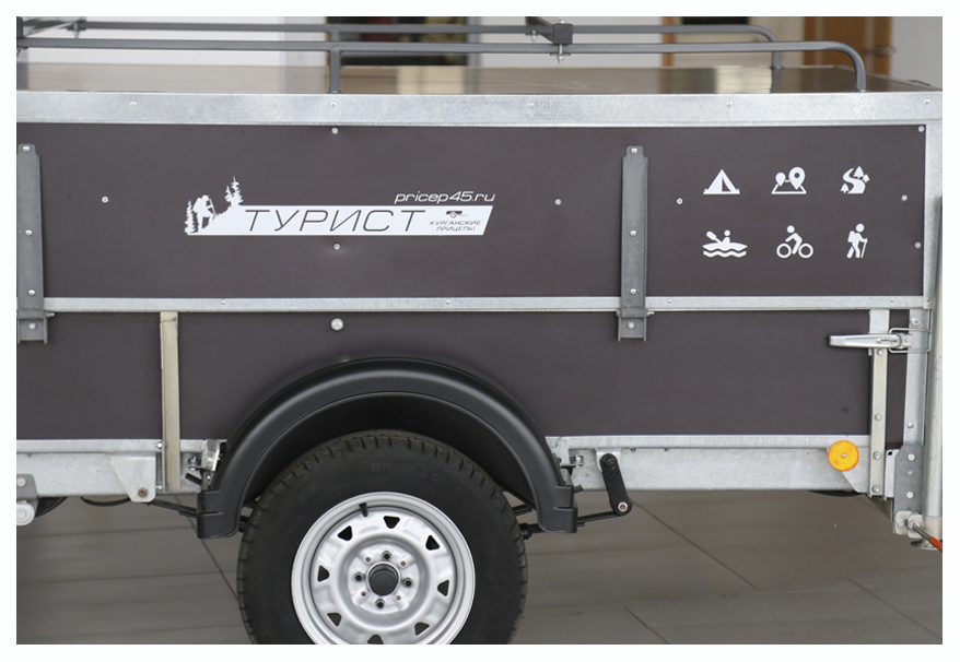 картинка Прицеп "Турист" (съемный модуль + универсал),рессорная подвеска