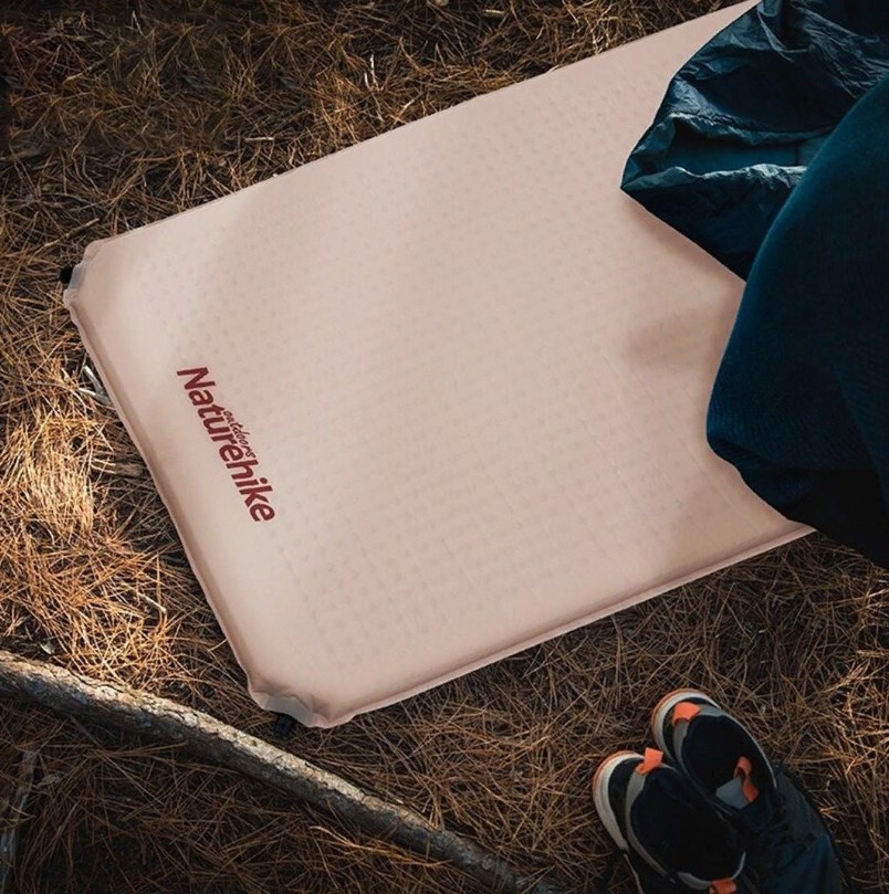 картинка Коврик самонадувающийся туристический, песочный, 200х75х3 см