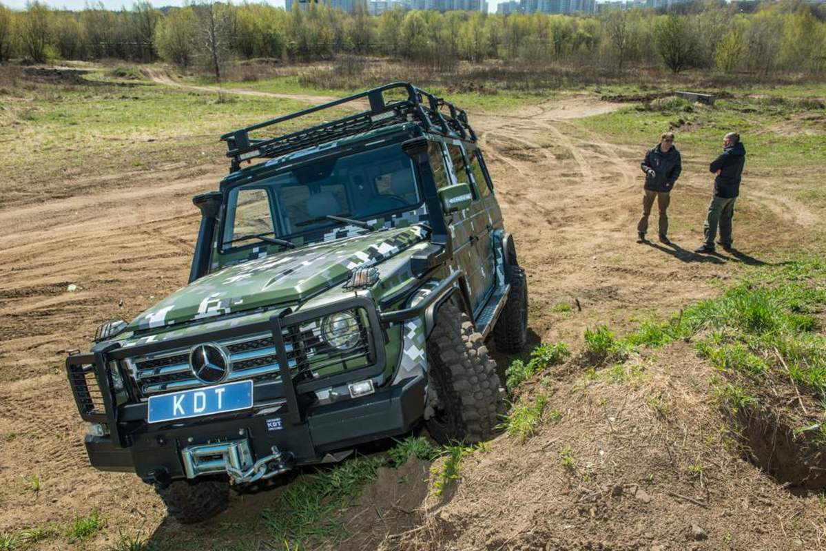 картинка Бампер передний KDT без кенгурина Mercedes G-Class