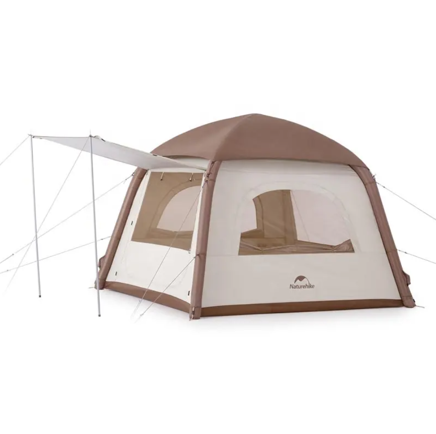 картинка Палатка Naturehike Ango Air, 2-местная, быстросборная, надувной каркас, бежевая