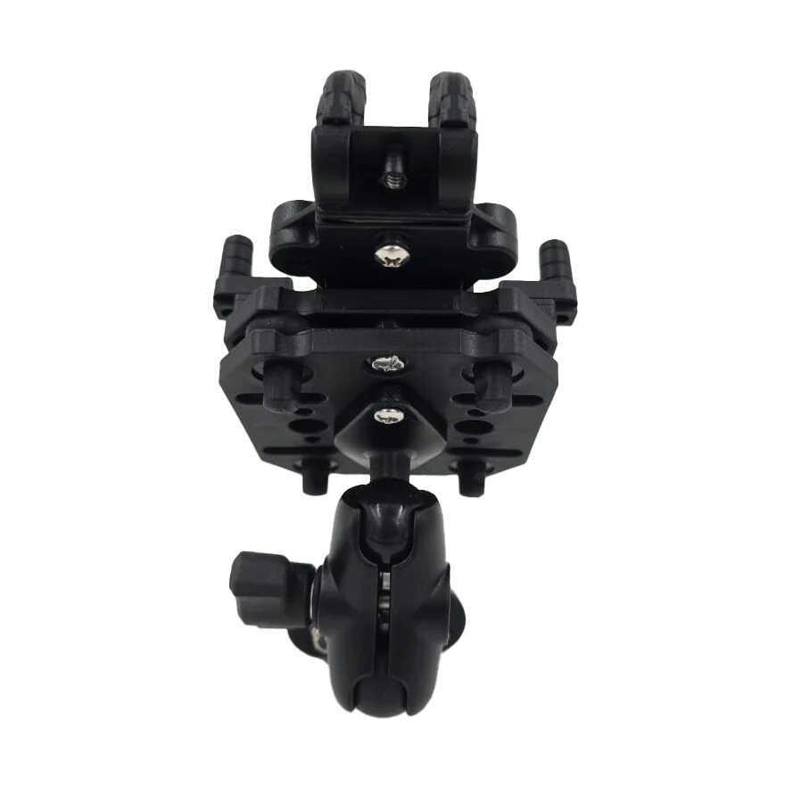 RAMRU-30958 Держатель QG с демпфером для смартфона на руль мотоцикла