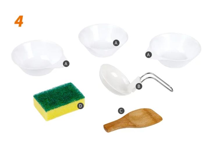 картинка Набор посуды Naturehike туристический 3 в1 (3 миски+половник)