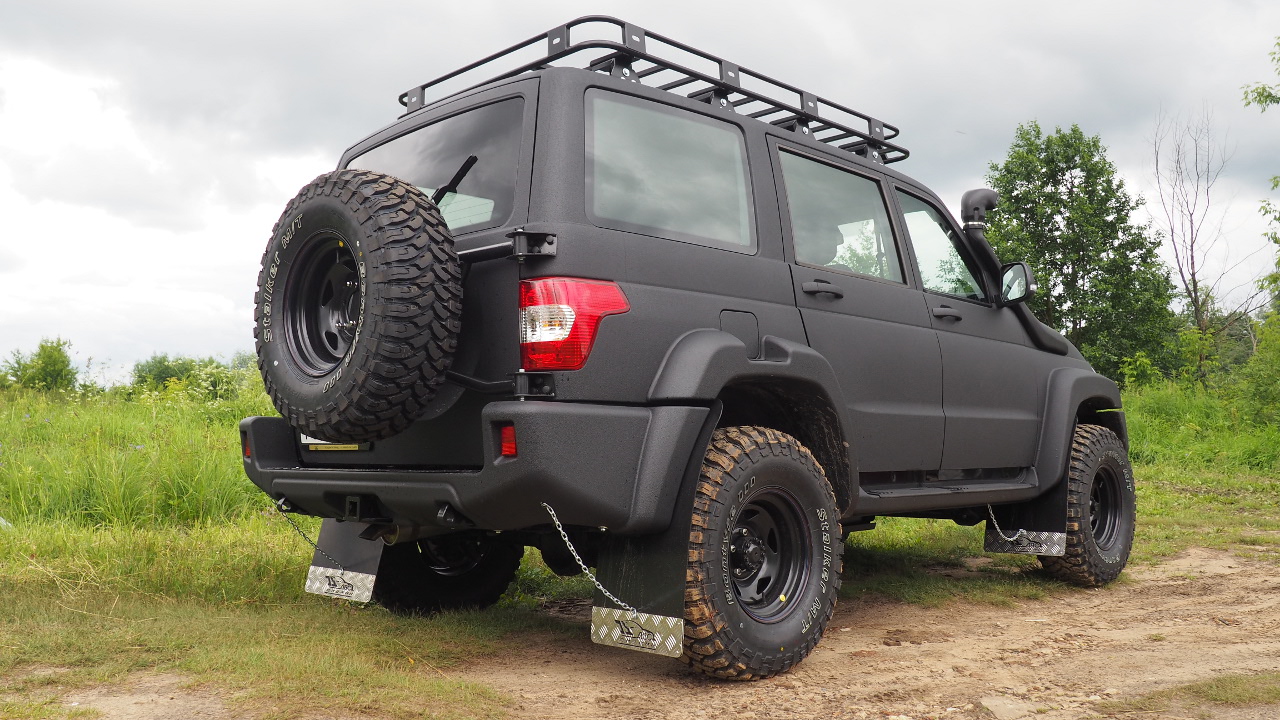 картинка Крыша (кунг) кузова для UAZ Пикап (двойная кабина) (загрунтована под покраску)(3 двери) Expedition АВС-Дизайн ABC.UAZ.BR.09P