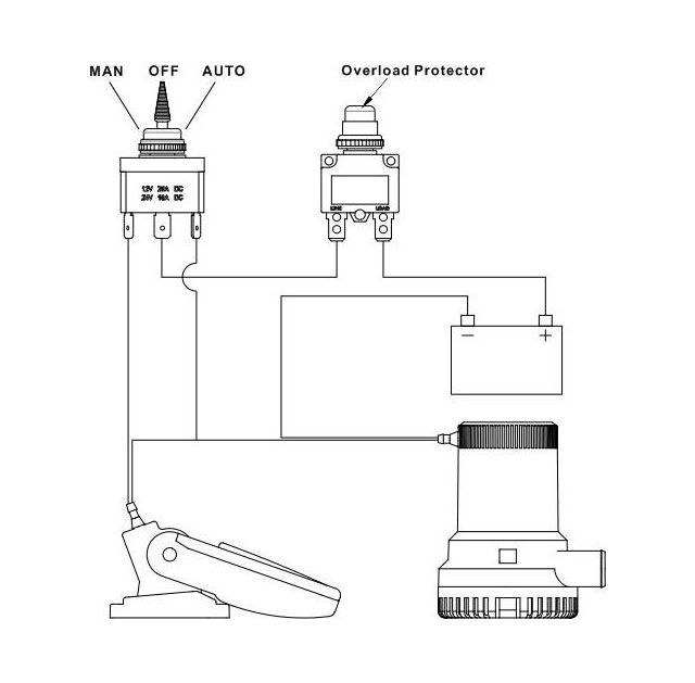 картинка Панель управления водооткачивающей помпой SeaFlo