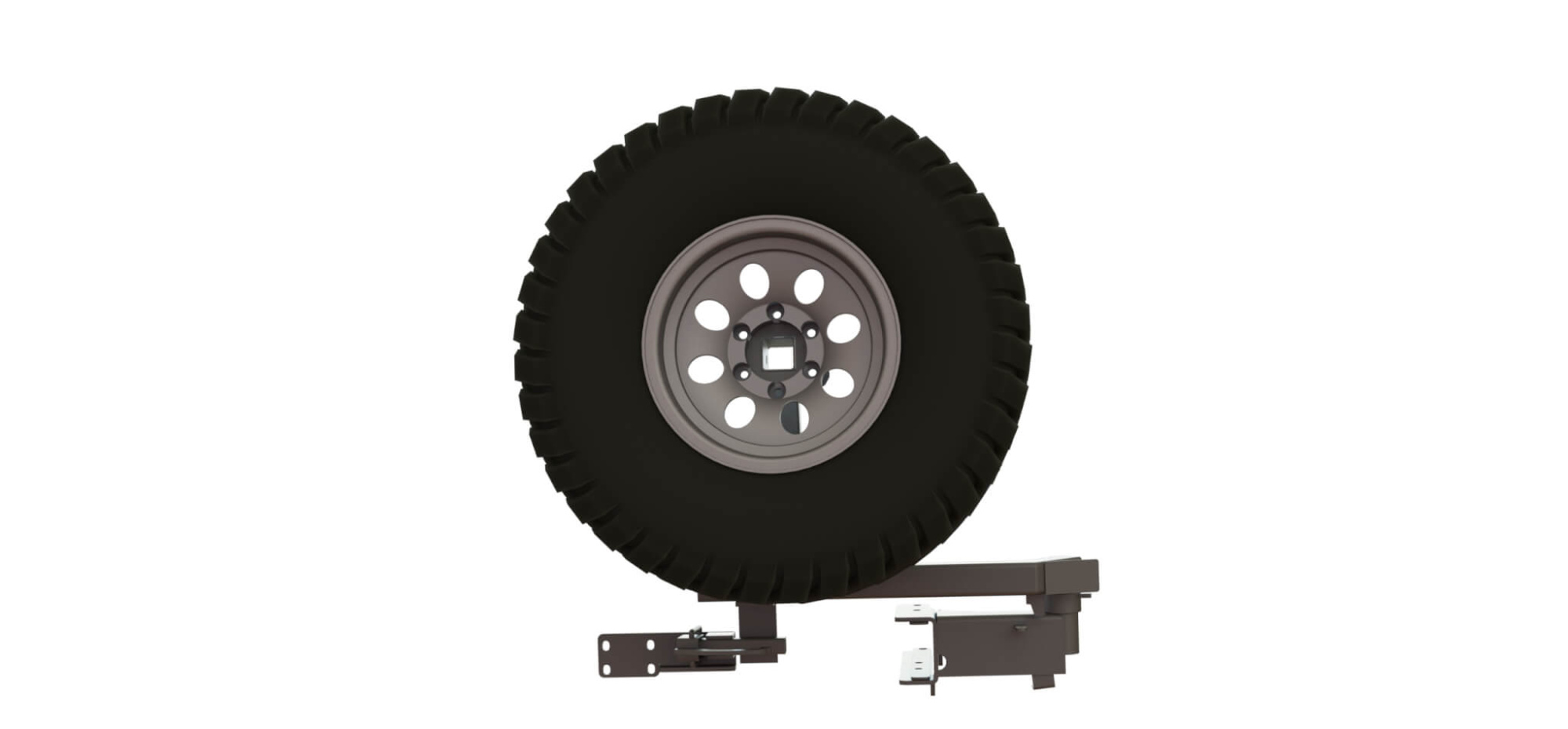 картинка Калитка в штатный бампер Nissan Patrol Y61 1997-2004 г.в.