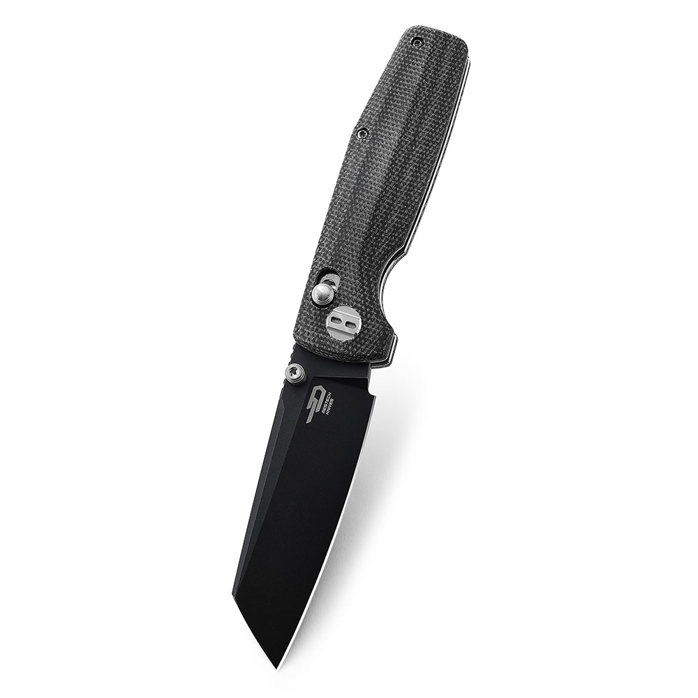 картинка Нож Bestech Slasher сталь D2, рукоять Микарта черная