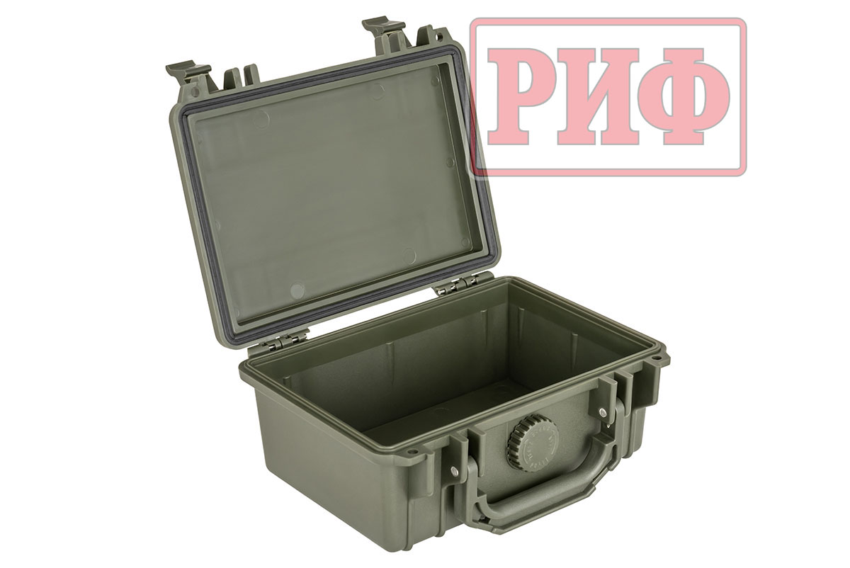 Кейс РИФ 208х167х90 мм IP67, цвет Хаки