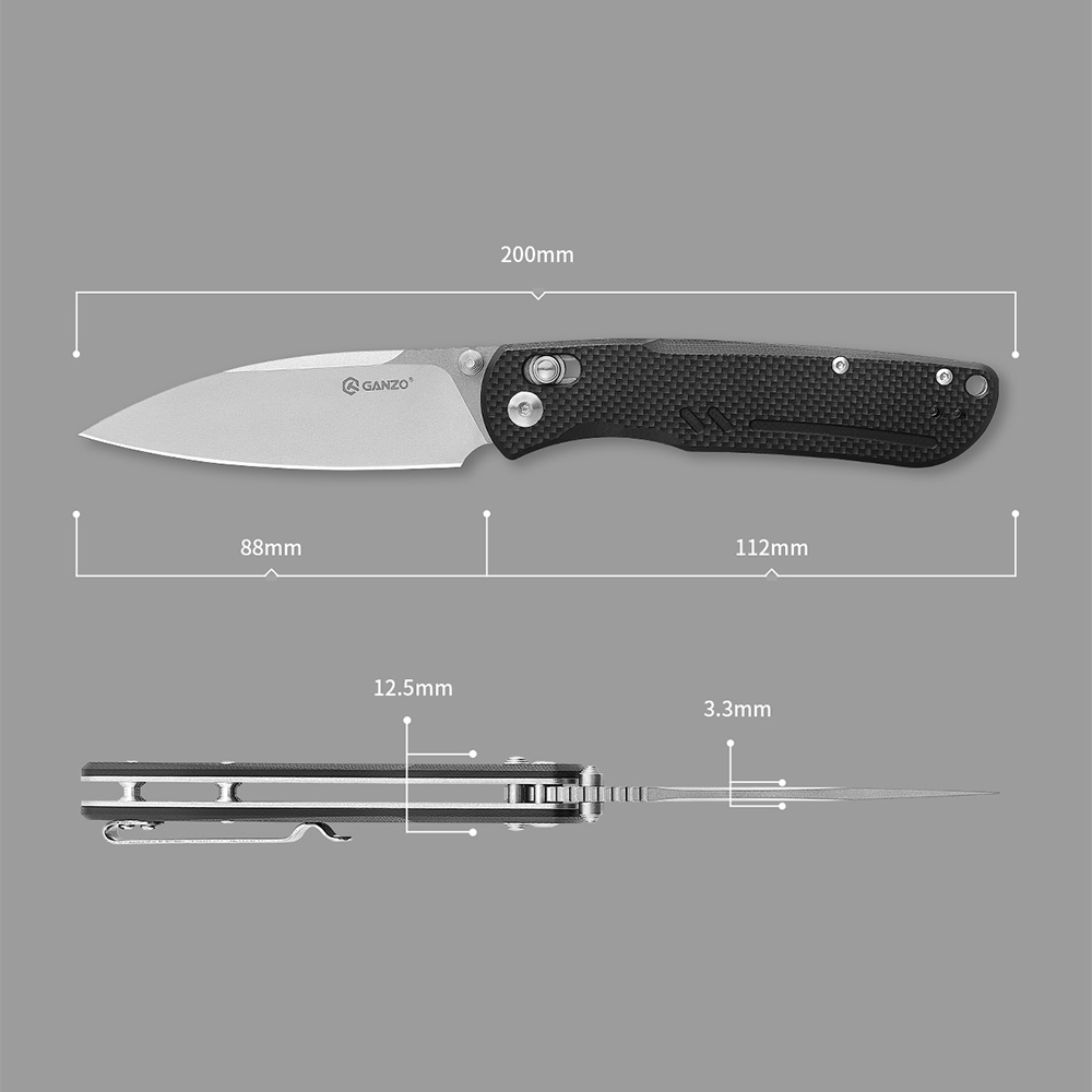 Нож складной Ganzo G771-GB зеленый