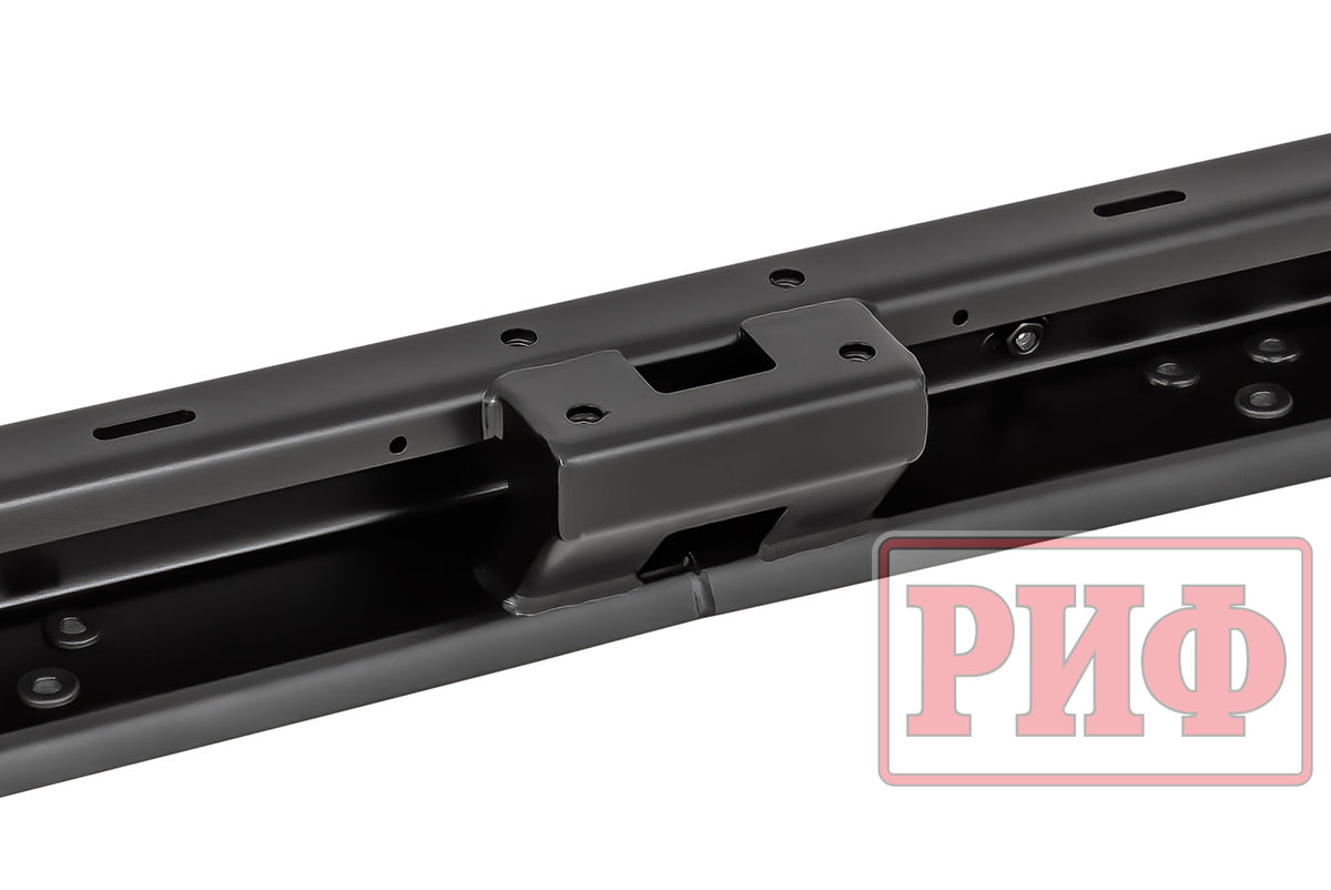 картинка Бампер задний РИФ УАЗ Буханка с фонарями, возможностью установки фаркопа, стандарт