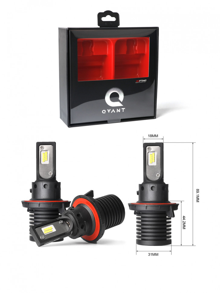 H13 Optima LED QVANT, 12-24V, 2 лампы