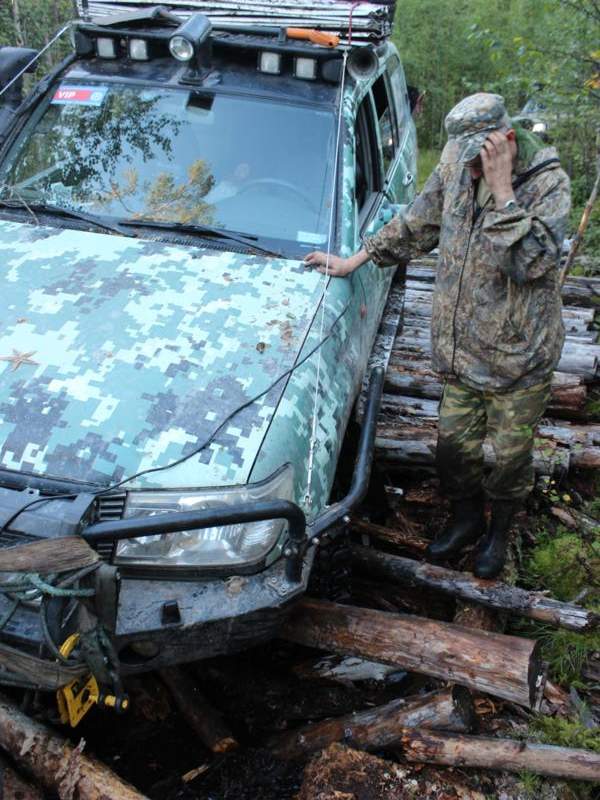 картинка Передний силовой бампер со съемным кенгурином - Toyota Land Cruiser 105/100