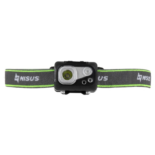 картинка Фонарь налобный NISUS водонепроницаемый 300LM, IPX7, USB