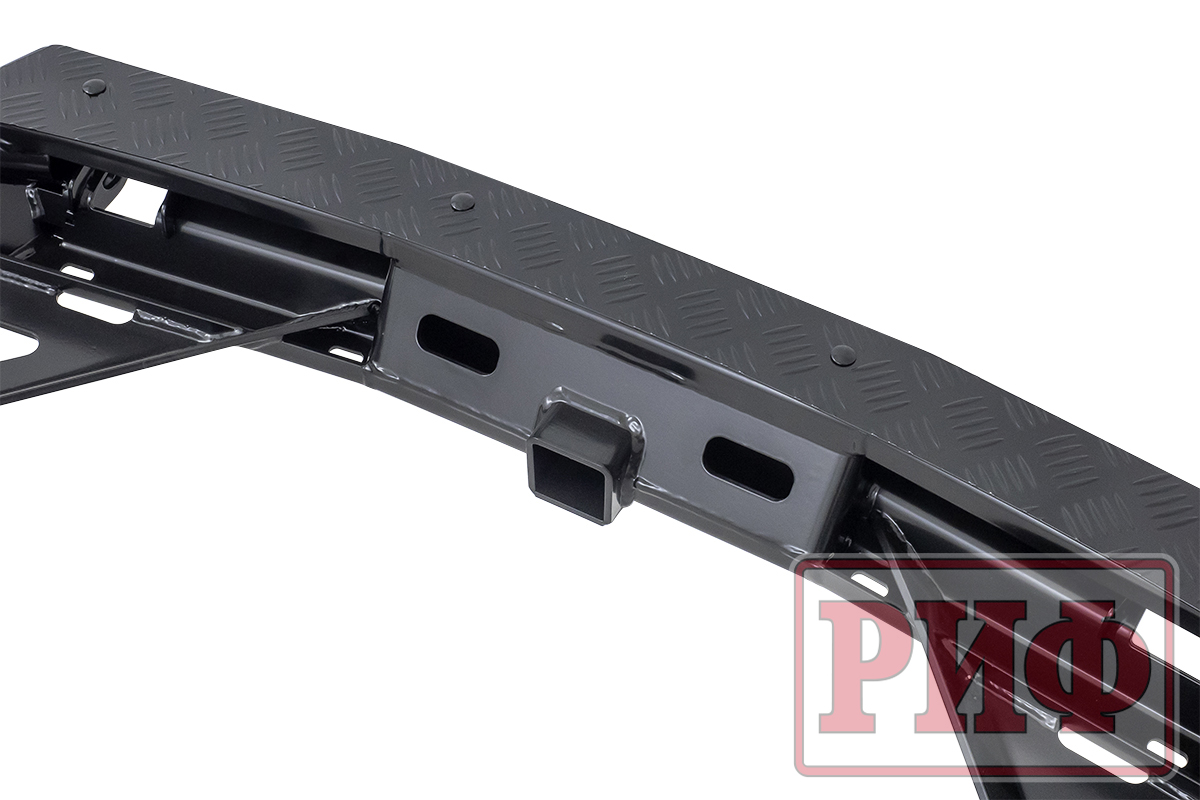 картинка Бампер задний РИФ Haval H5 c квадратом под фаркоп