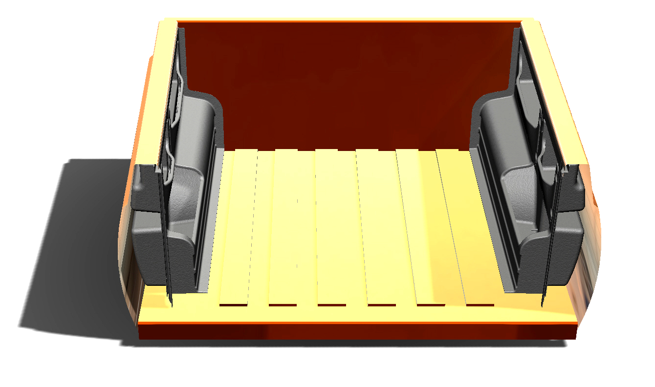 картинка Боковые панели грузового кузова с органайзером АВС-Дизайн UAZ Пикап ABC.UAZ.CP.007