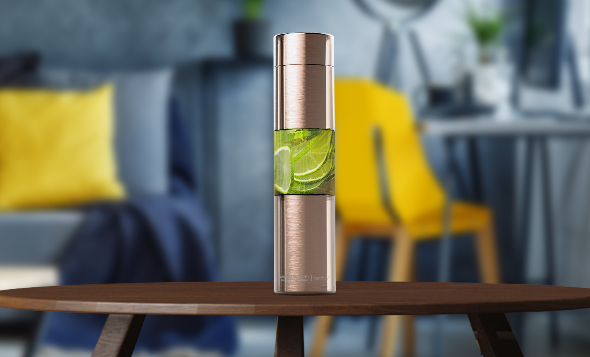 картинка Бутылка FLAVOUR U SEE, 500 мл, золотая