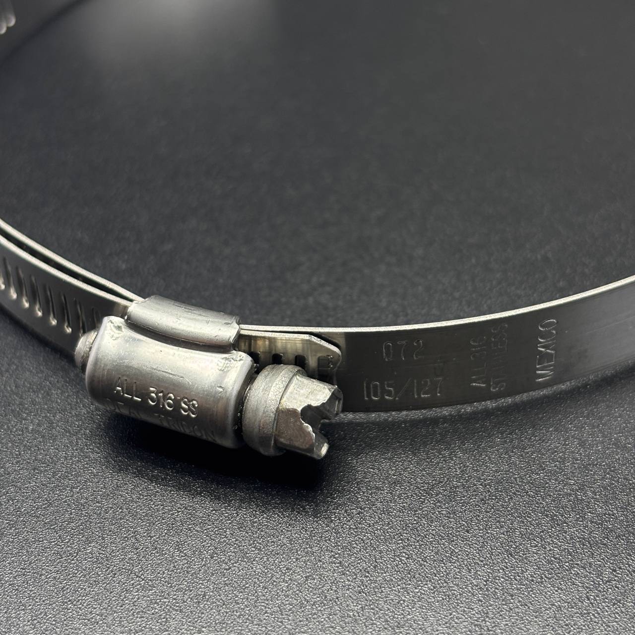 картинка Хомут стальной диам. 105/127 мм CLAMP (Quicksilver)