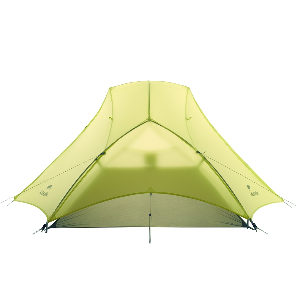 Палатка Naturehike Star River EXT Si 2-местная, алюминиевый каркас, сверхлегкая, желтая