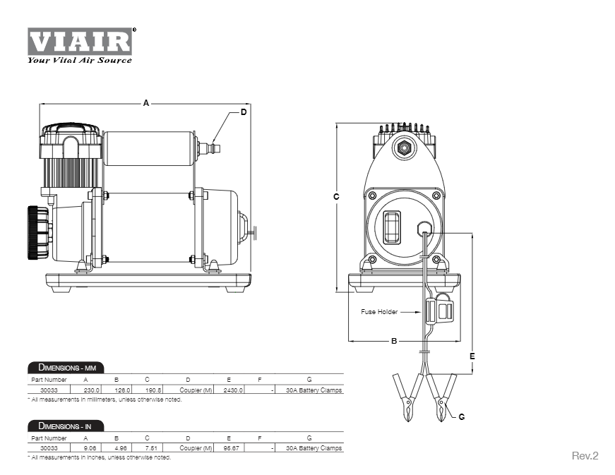 картинка Компрессор автомобильный переносной Viair 300P 12v