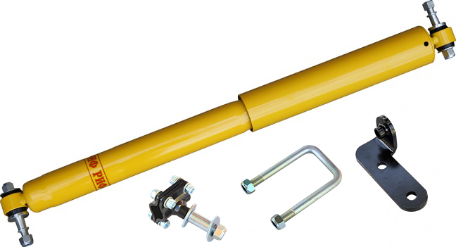 картинка Демпфер рулевой РИФ с кронштейнами для УАЗ Патриот