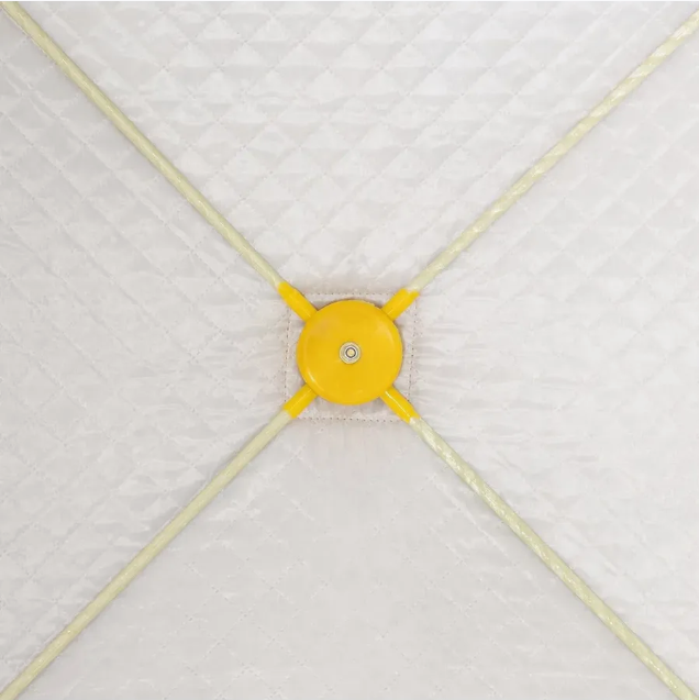 картинка Палатка зимняя PREMIER утепл. Куб ЛОНГ-3 желтый/серый