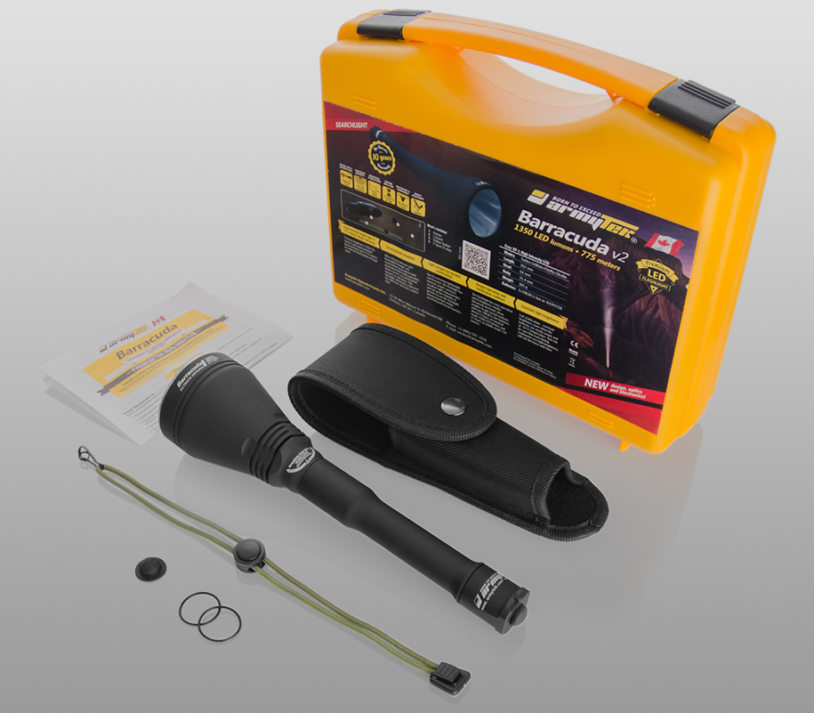 картинка Фонарь ARMYTEK Barracuda XP-L HI ТЕПЛЫЙ