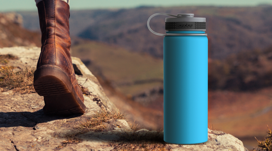 картинка Термос ALPINE, 530 мл, голубой