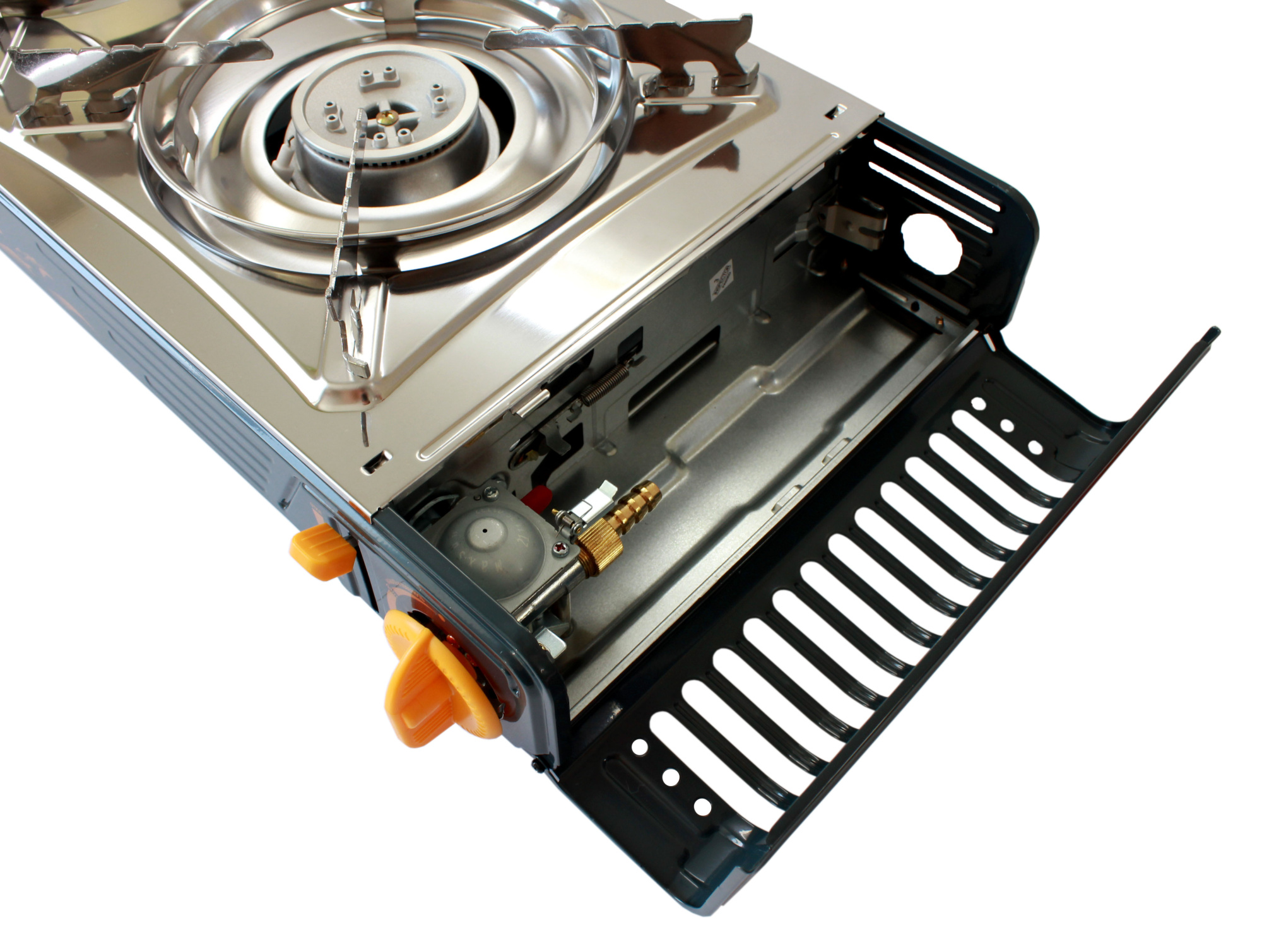 картинка Плита газовая TOURIST TWIN-HIT двухконфорочная, с переходником