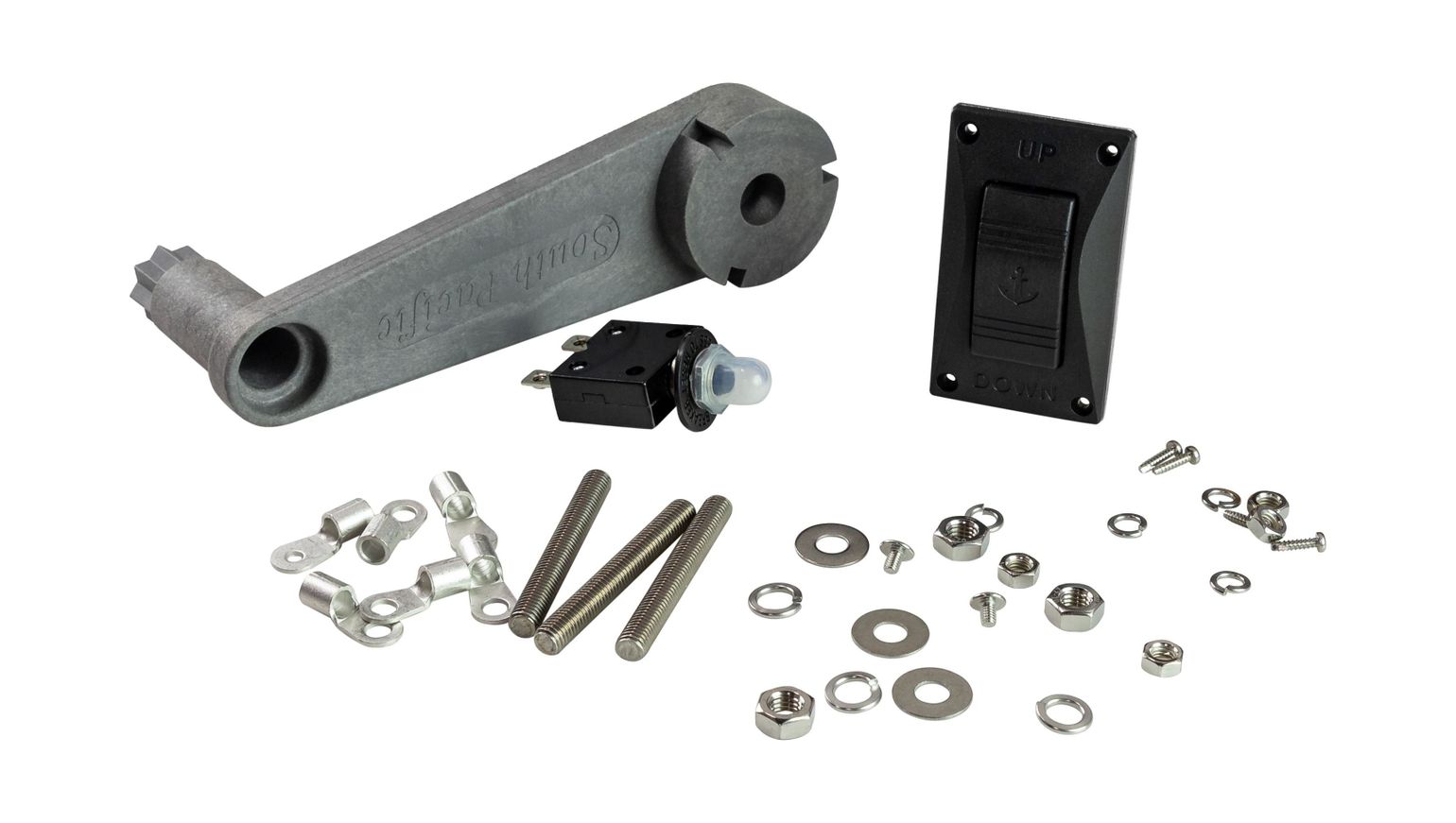 картинка Лебедка якорная South Pacific WS700 вертикальная, 700Вт, 12 В,