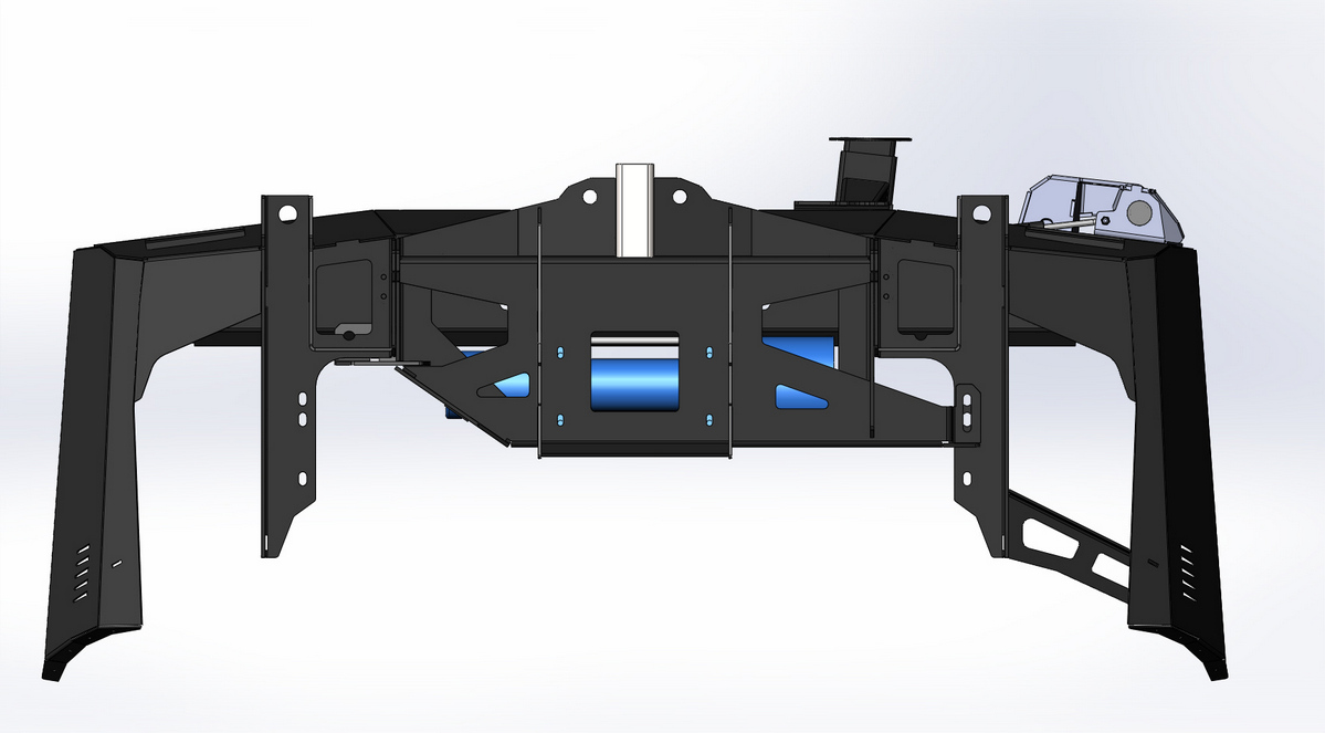 картинка Задний силовой бампер - Toyota Cruiser 200 арт.04021