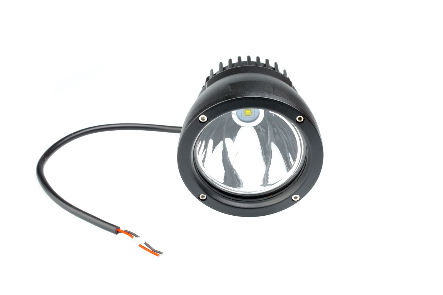 Фара светодиодная NANOLED 25W, круглая, 1 LED CREE, узкий луч, D119х115мм