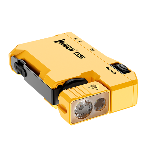 Светодиодный фонарь Wuben G5 Yellow NEW