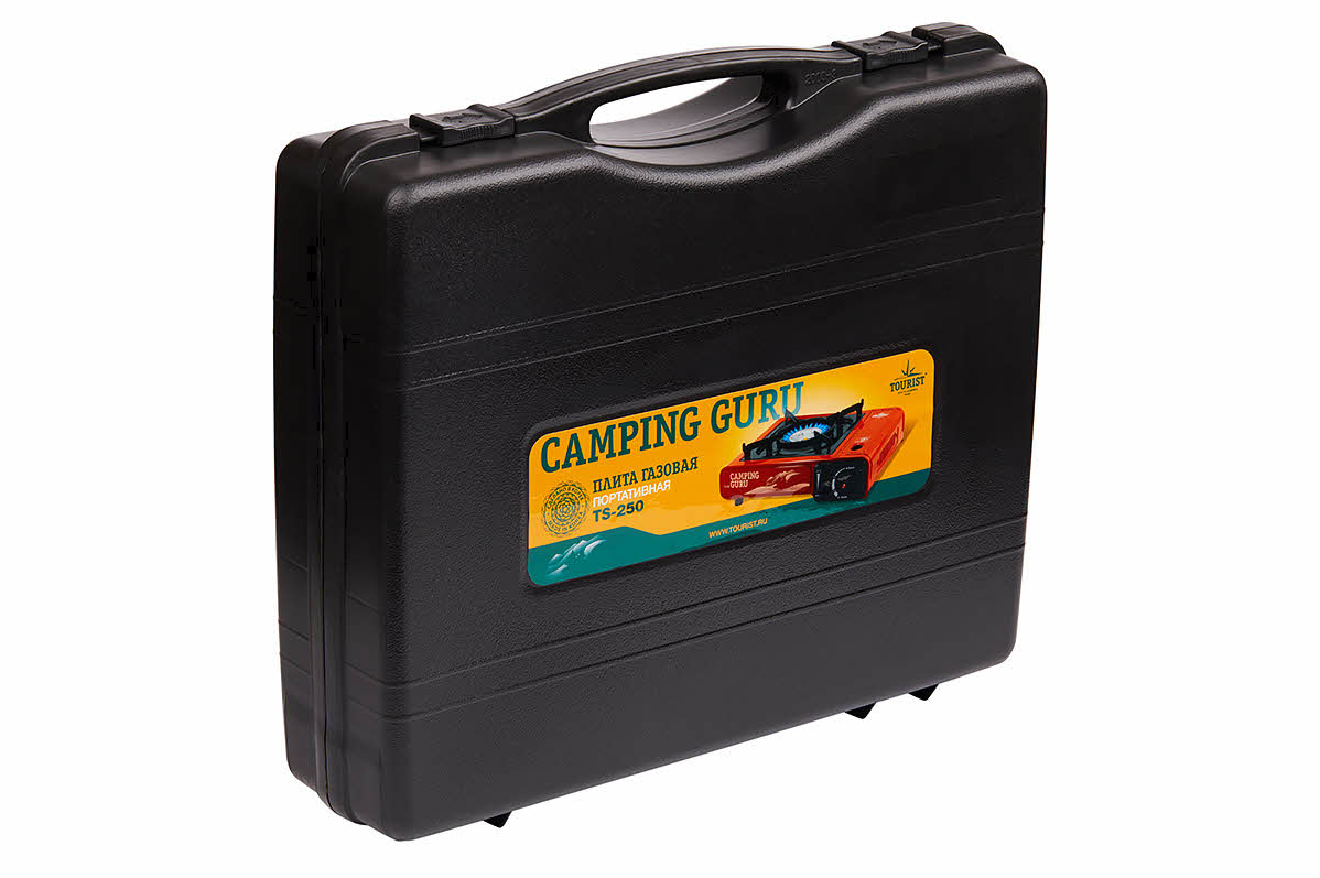 картинка Плита газовая TOURIST CAMPING GURU, портативная, в кейсе