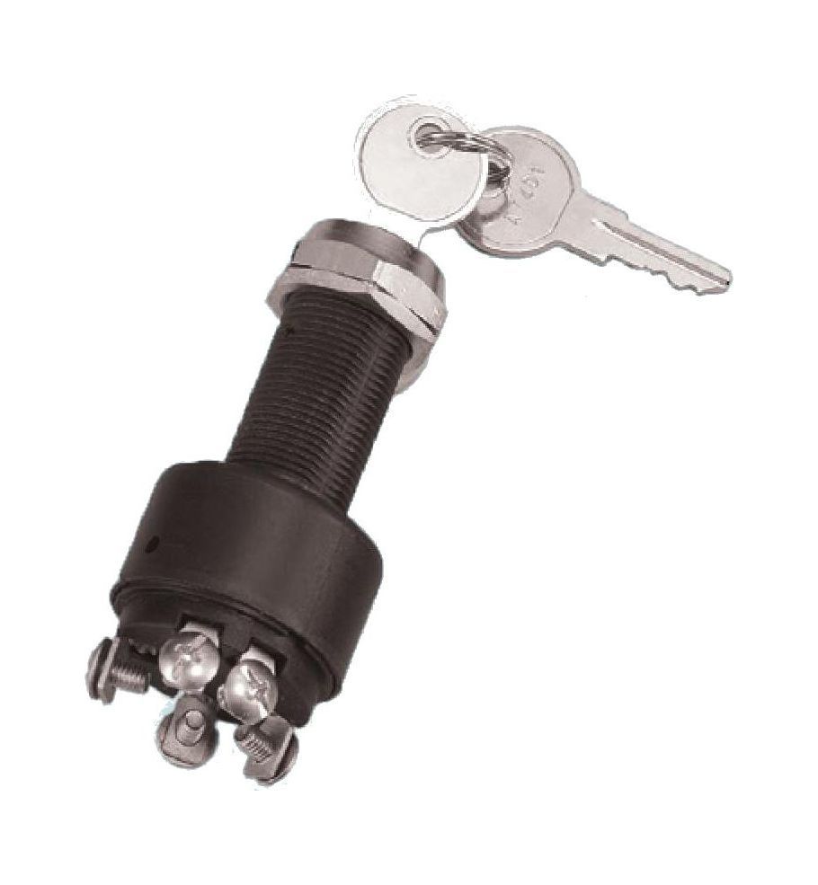картинка Замок зажигания с ключом и защитным колпачком
