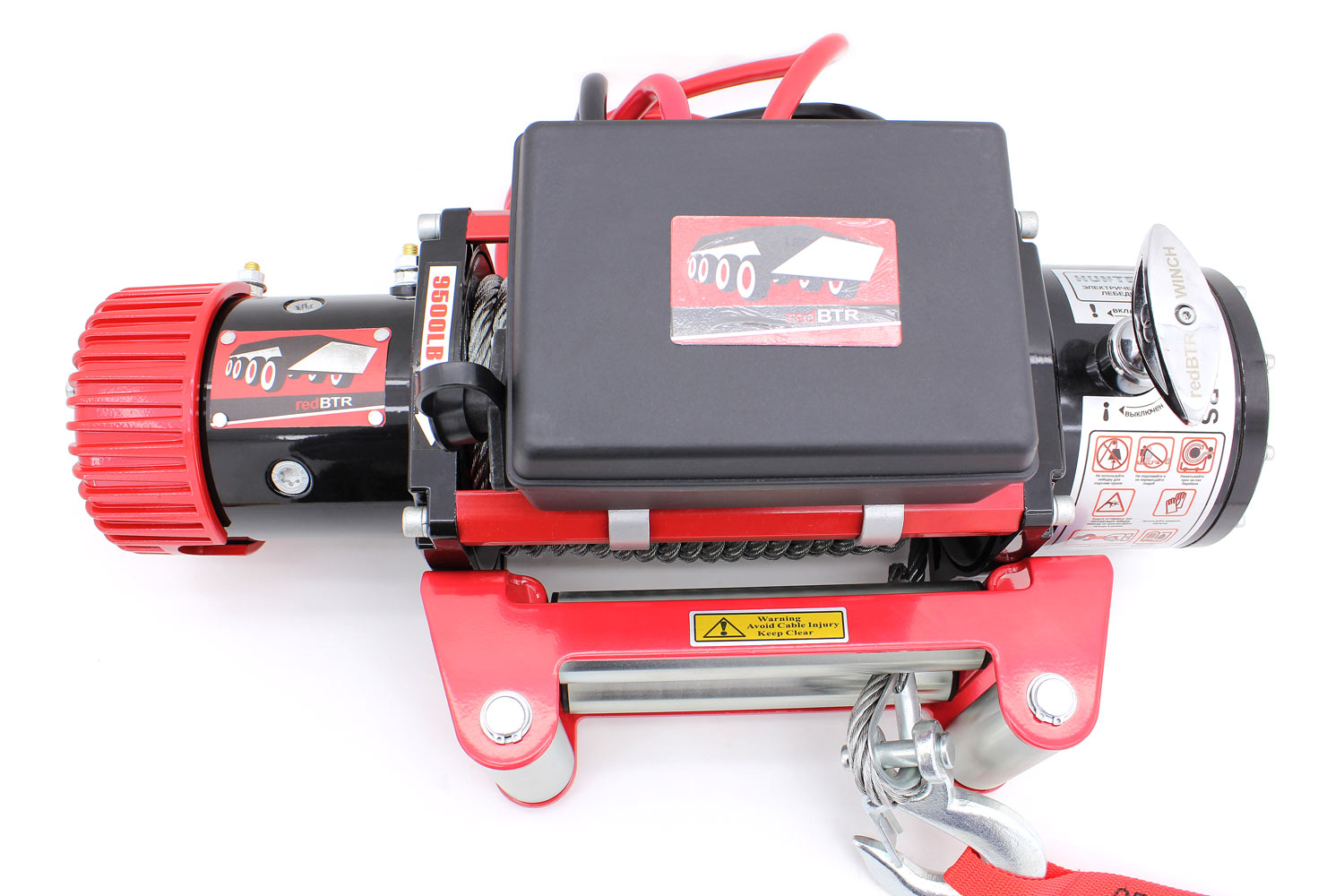 картинка Лебедка redBTR HUNTER 9,5, 12В 4310кг, 265:1