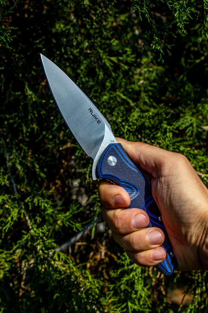 картинка Нож Ruike Fang P105 черно-синий