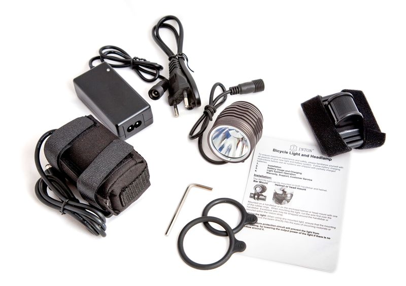 картинка Фара велосипеда Inton NB03, CREE XM-L U2, 1000Lum