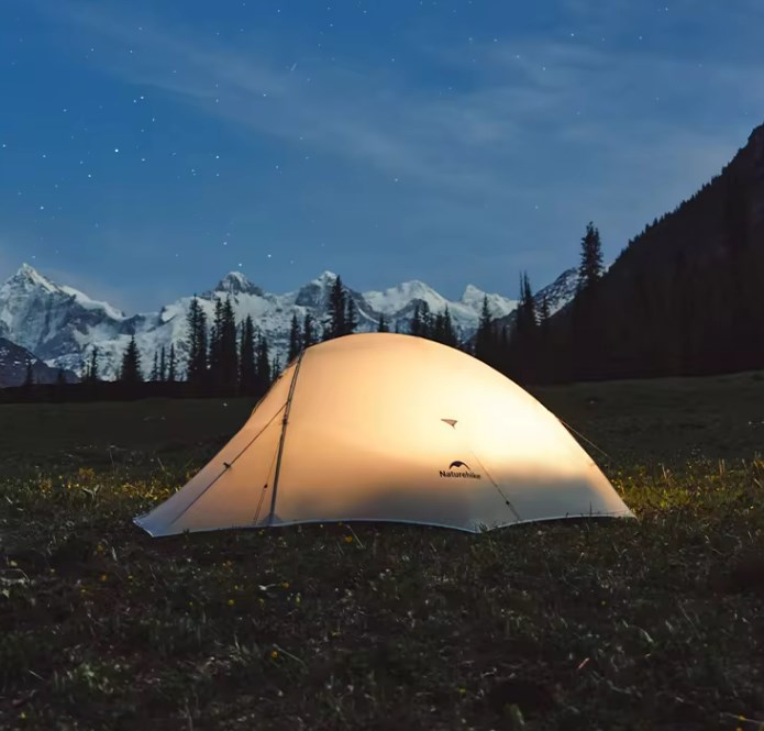 картинка Палатка Naturehike Cloud Up UL Si 1-местная, алюминиевый каркас, серая