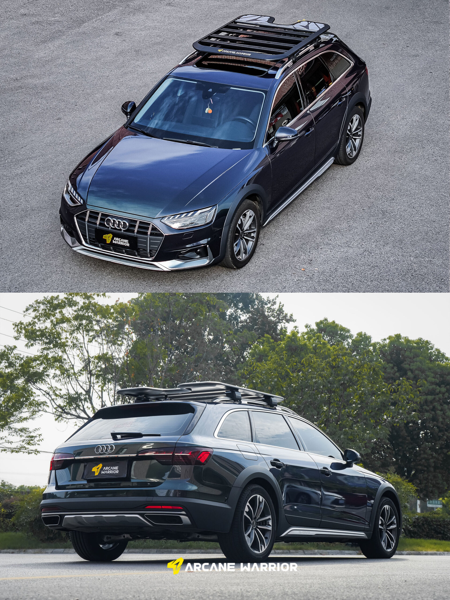 Багажник экспедиционный STORM для Audi A4 Allroad (2019-2024)
