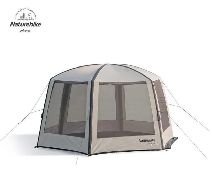 картинка Палатка-шатер Naturehike, надувной каркас, золотистый