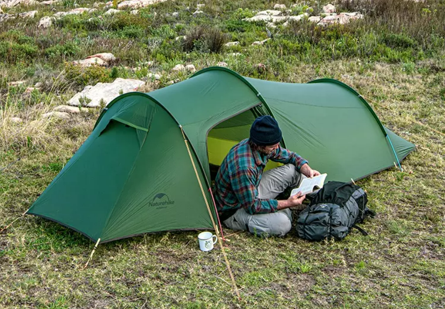 картинка Палатка Naturehike Opalus Si 2-местная, алюминиевый каркас, зеленый