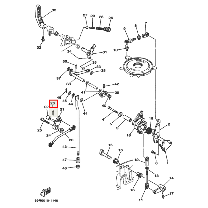 картинка Шплинт 1,3х15мм Yamaha (YUELANG)