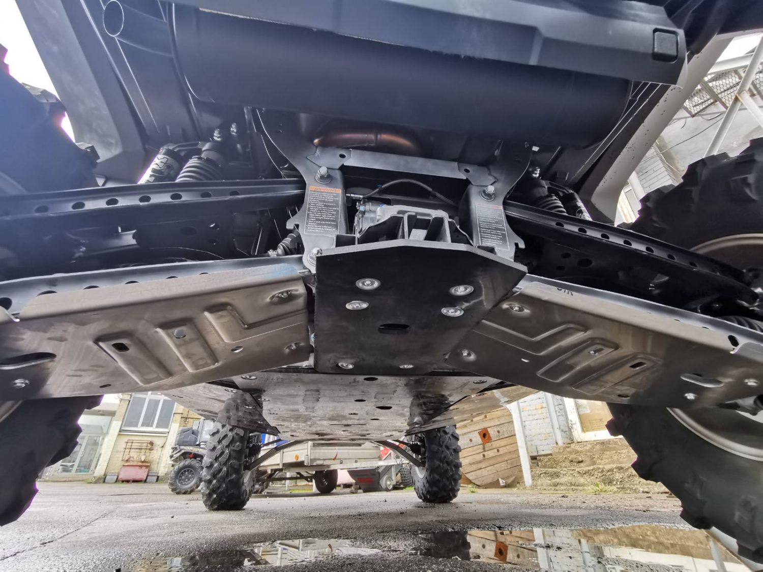 картинка Защита днища HDPE для YAMAHA Wolverine RMax4, 2 021-, , Полиэтилен