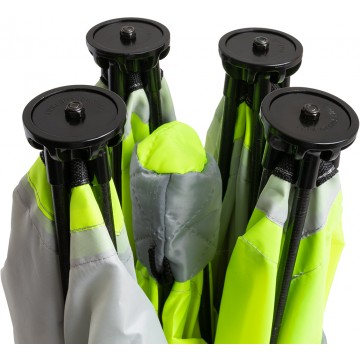 картинка Палатка зимняя PREMIER Куб 1,5х1,5 желтый люминисцентный/серый