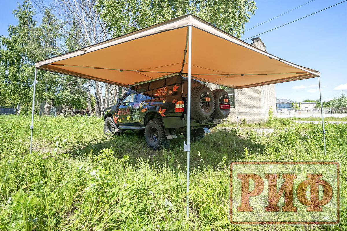 картинка Маркиза автомобильная РИФ веерная 3,0х3,0 м (левая)