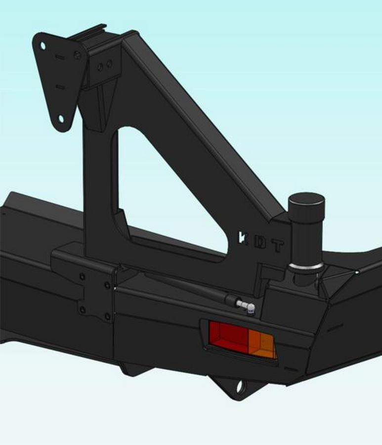 картинка Задний силовой бампер - Toyota Cruiser 105