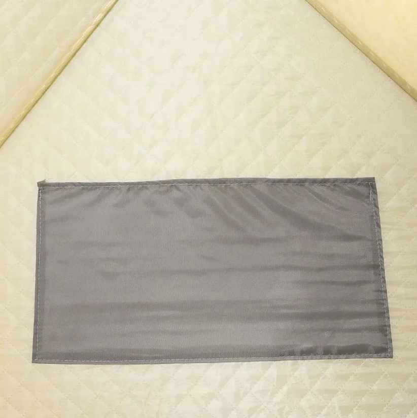 картинка Палатка зимняя PREMIER утепл. Куб ЛОНГ-3 желтый/серый