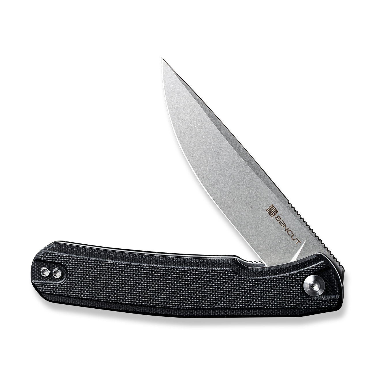 картинка Складной нож SENCUT Scitus D2 Steel Gray Stonewashed Handle G10 Black