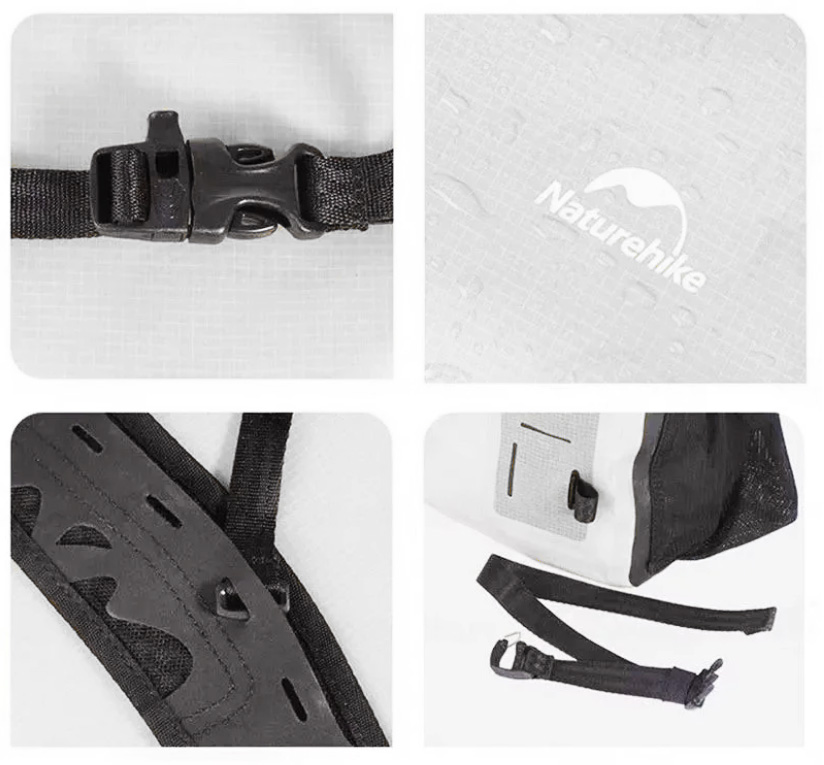 картинка Рюкзак туристический Naturehike 18 л, ПВХ, белый