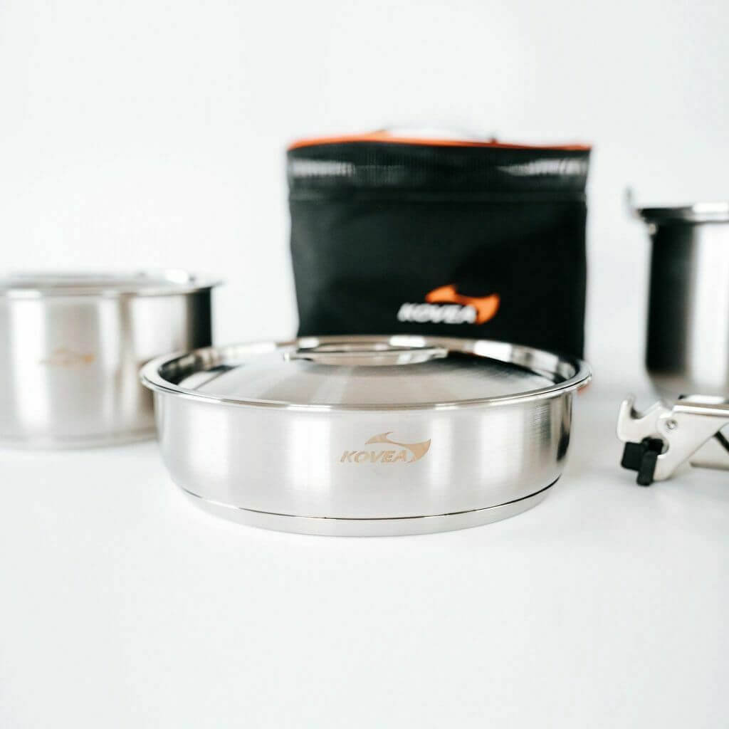 картинка Набор посуды Kovea KOVEA TRIPLE STAINLESS COOKWARE-L