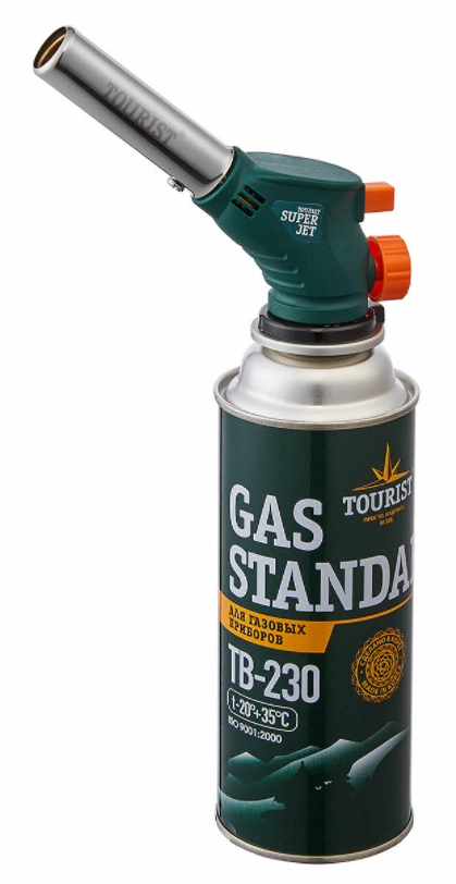 картинка Резак газовый TOURIST SUPER JET, с пьезоподжигом